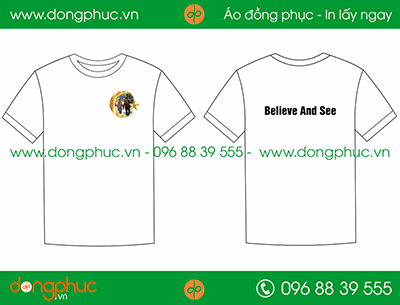 Áo phông đồng phục công ty Believe and See