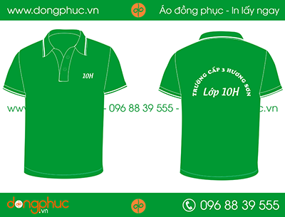 Áo phông đồng phục Lớp 10H Trường cấp 3 Hương Sơn