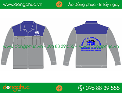 Áo bảo hộ đồng phục cty xây dựng Thành Dưỡng