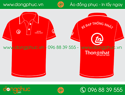 Áo phông đồng phục công ty Xe đạp Thống Nhất
