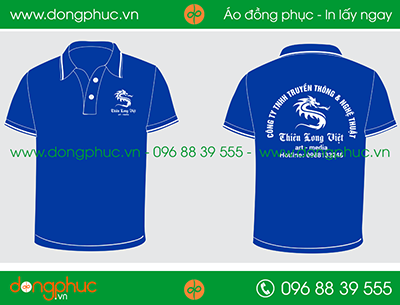 Áo phông đồng phục công ty Truyền thông Thiên Long Việt