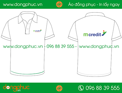 Áo phông đồng phục công ty MCREDIT