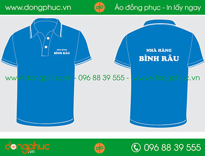 Áo phông đồng phục nhà hàng Bình Râu