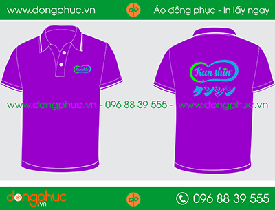 Áo phông đồng phục công ty Kunshin