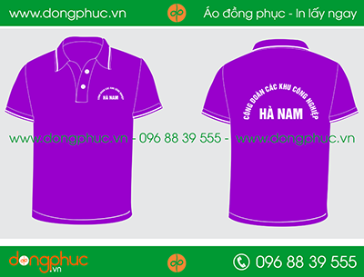 Áo phông đồng phục Công Đoàn Hà Nam