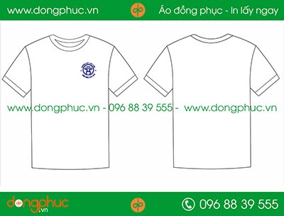 Áo phông đồng phục Trường cấp 3 Cát Linh
