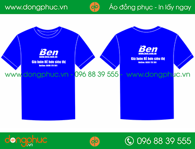 Áo phông đồng phục công ty Ben