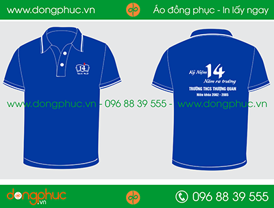 Áo phông đồng phục Trường THPT Thượng Quan