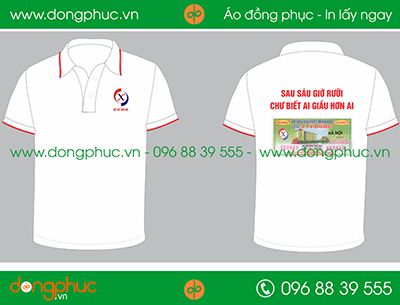 Áo phông đồng phục công ty Xổ số Thủ đô