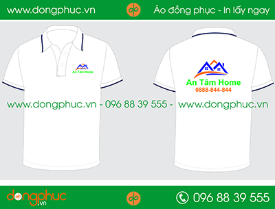 Áo phông đồng phục công ty An Tâm Home