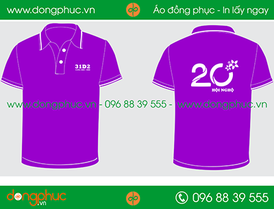 Áo phông đồng phục Lớp 31D2 - 20 năm Hội nghộ