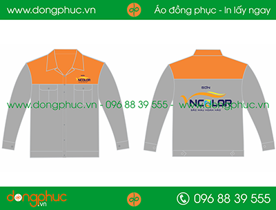 Áo bảo hộ đồng phục cty Sơn VNColor