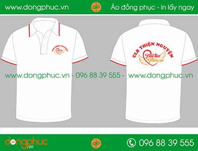 Áo phông đồng phục CLB Thiện Nguyện
