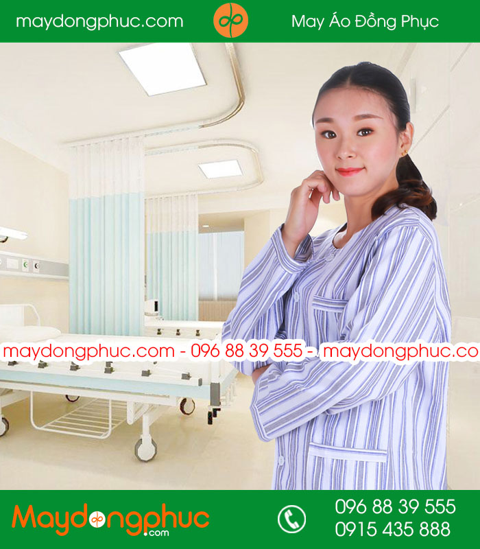 Quần áo đồng phục bệnh nhân mẫu ĐPBN 03