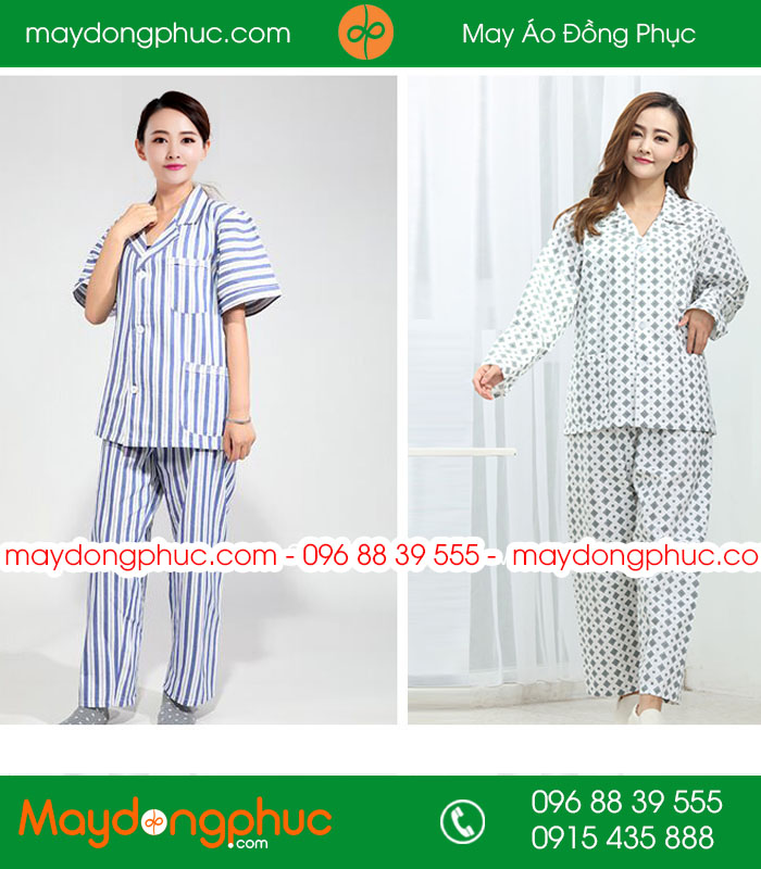 Quần áo đồng phục bệnh nhân mẫu ĐPBN 06