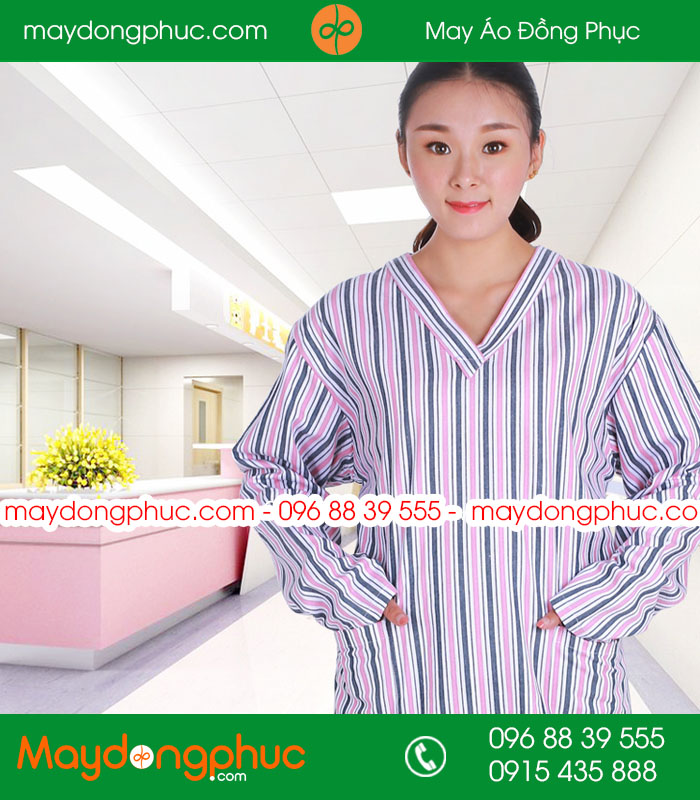 Quần áo đồng phục bệnh nhân mẫu ĐPBN 08