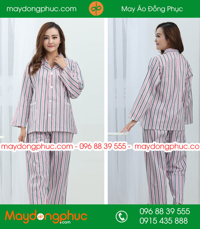 Quần áo đồng phục bệnh nhân mẫu ĐPBN 11