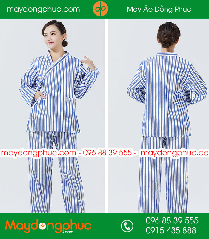 Quần áo đồng phục bệnh nhân mẫu ĐPBN 12