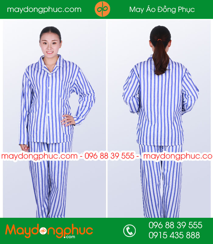 Quần áo đồng phục bệnh nhân mẫu ĐPBN 13