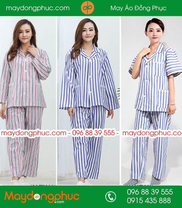 Quần áo đồng phục bệnh nhân mẫu ĐPBN 15