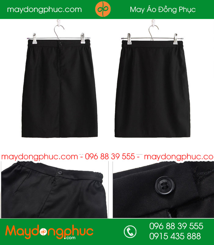  Đồng phục chân váy màu đen