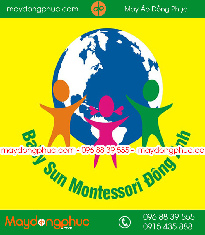 May đồng phục mầm non baby Sun