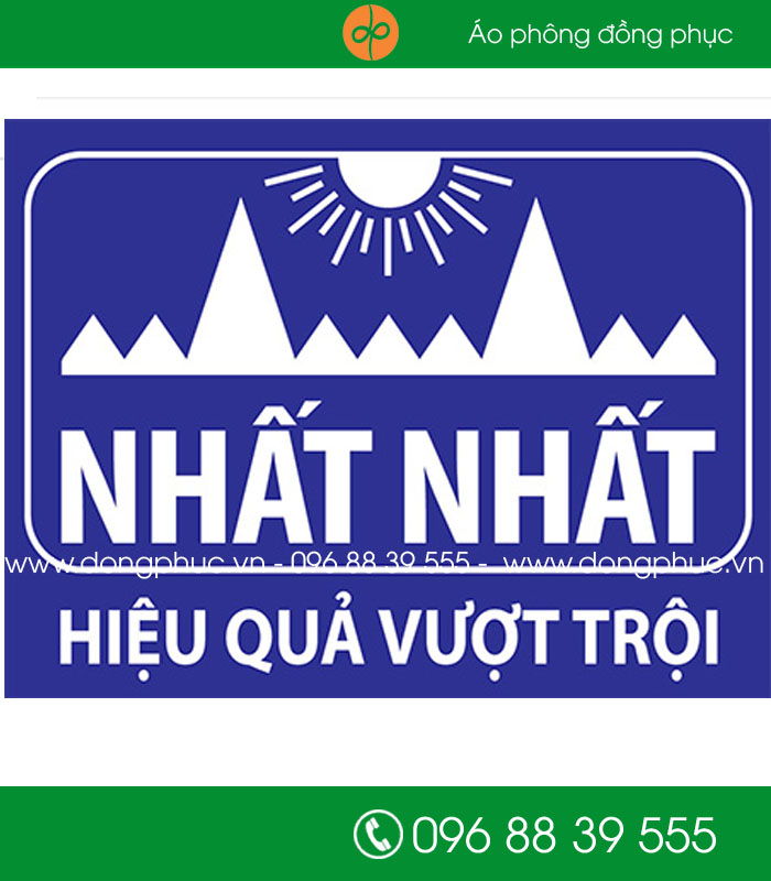 May đồng phục  công ty dược phẩm Nhất Nhất.