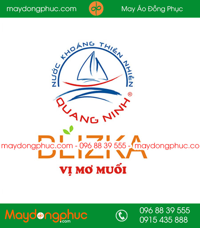 May đồng phục công ty nước khoáng thiên nhiên Quảng Ninh