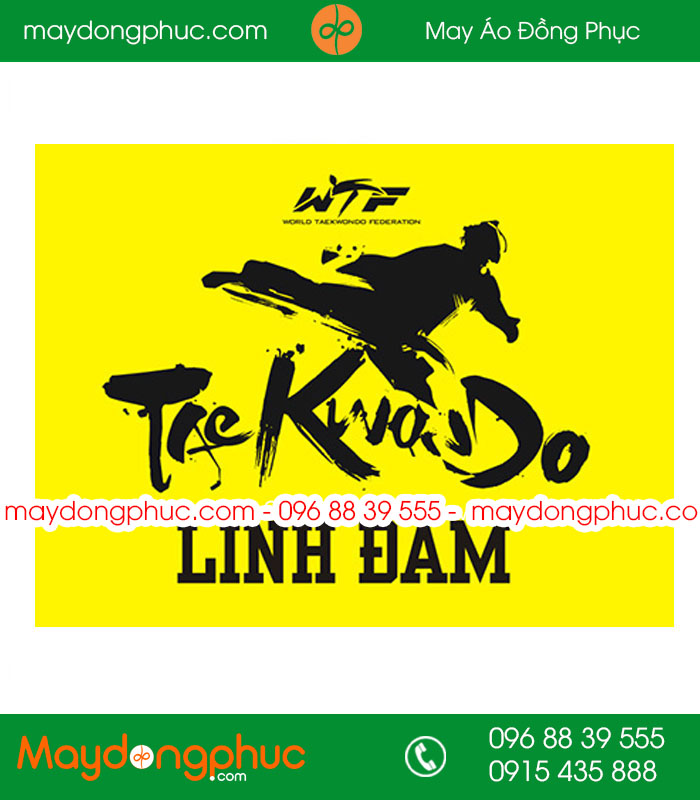 May đồng phục CLB Taekwondo Linh Đàm