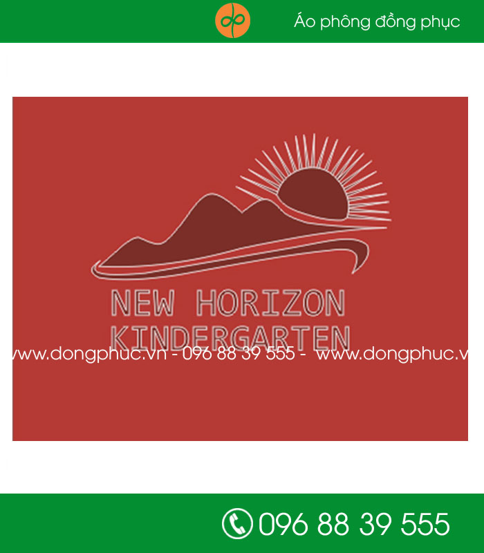 May đồng phục trường mầm non New Horizon Kindergarten