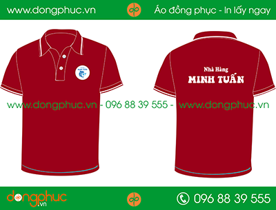 Áo phông đồng phục nhà hàng Minh Tuấn