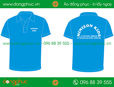 Áo phông đồng phục Minizon Kids