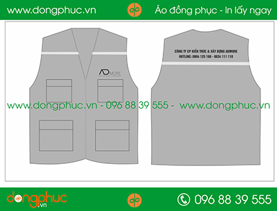 Áo gilê đồng phục công ty AD More