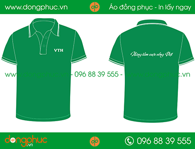 Áo phông đồng phục công ty VTH