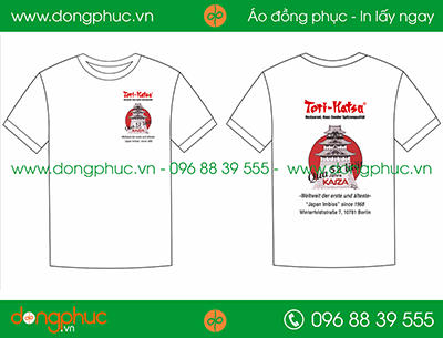Áo phông đồng phục nhà hàng Toti - Hatsu