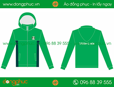 Áo khoác gió đồng phục công ty Tràng An