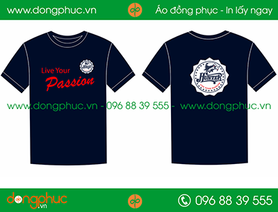 Áo phông đồng phục Live Your Passion