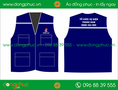 Áo gilê đồng phục công ty TCSK Phong Nam
