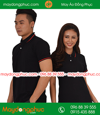 Áo phông đồng phục màu Đen