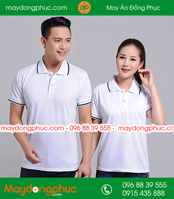 Áo phông đồng phục màu trắng