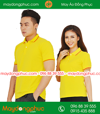 Áo phông đồng phục màu Vàng
