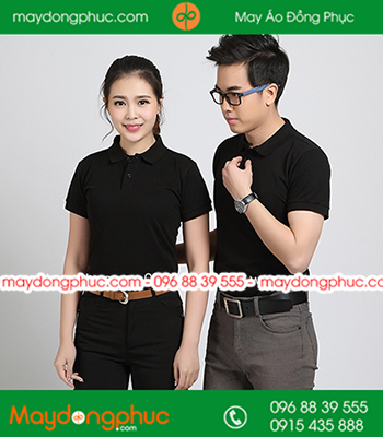 Áo phông đồng phục màu Đen