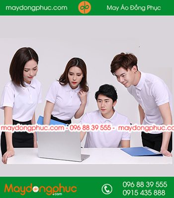 Áo phông đồng phục màu trắng