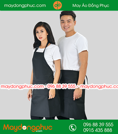 Tạp dề đồng phục màu Đen