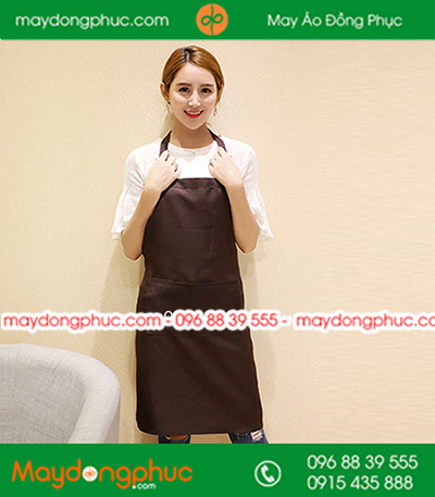 Tạp dề đồng phục màu Nâu