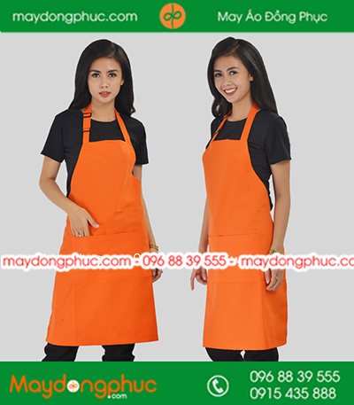 Tạp dề đồng phục màu Cam