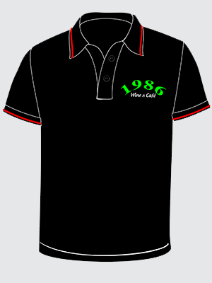 May đồng phục quán Wine cafe 1986
