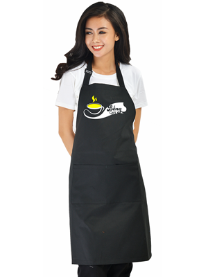 May tạp dề quán Bống Cafe