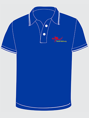 May đồng phục công ty T&H delivery