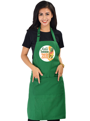 May tạp dề quán Kala